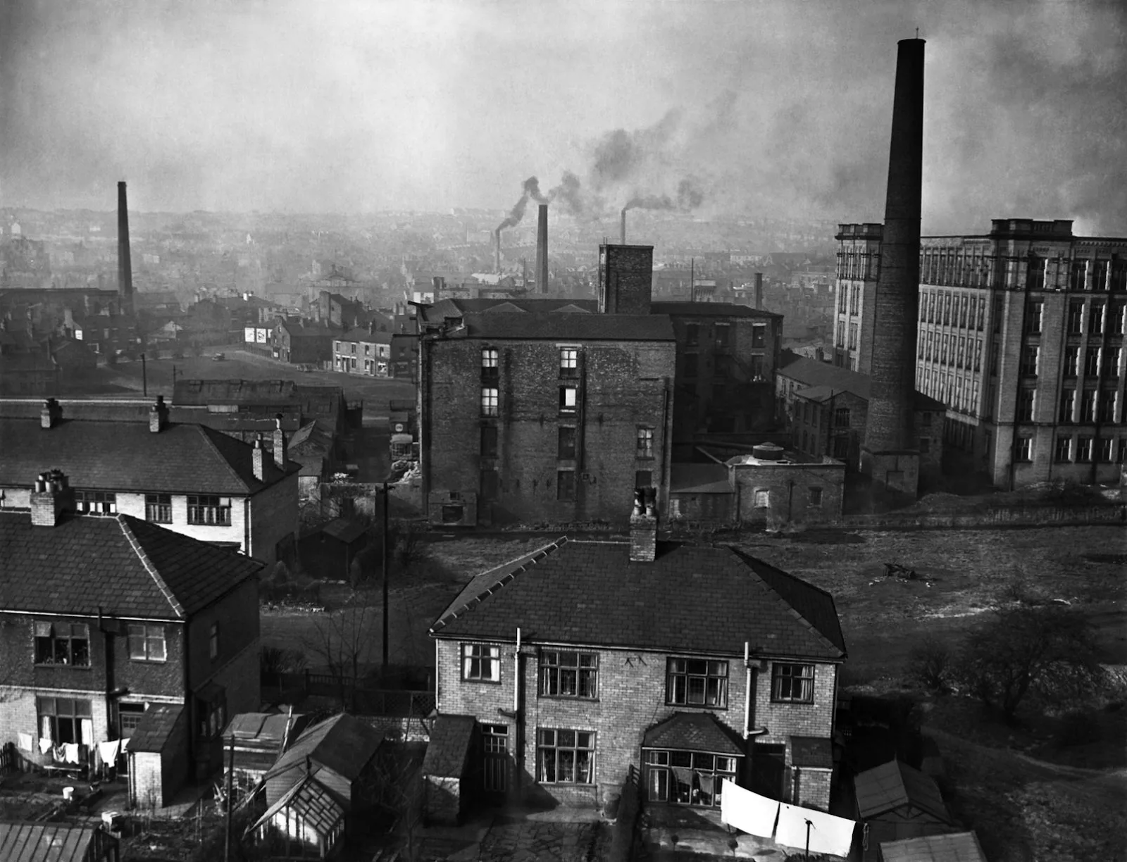 Inside a textile mill